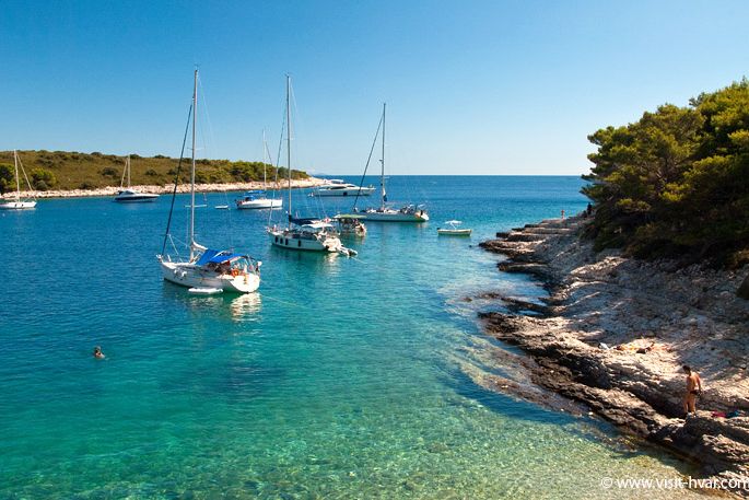 Palmižana Isole Spalmadori Isola Di Hvar