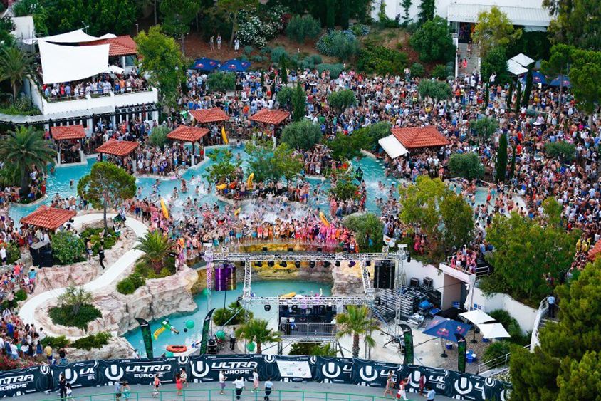 Ultra Europe Hvar Beach party Hotel Amfora